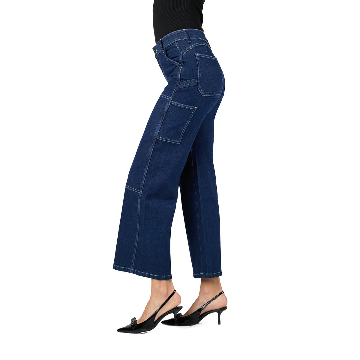 VRP BY VIVIANA RIVAS PLATA - Jean Flare Tiro Alto Mujer VRP By Viviana Rivas Plata