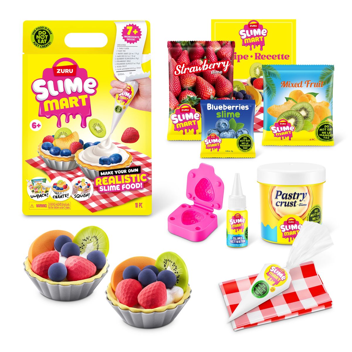 SLIME - Set De Juego Tarta De Frutas Slime  
