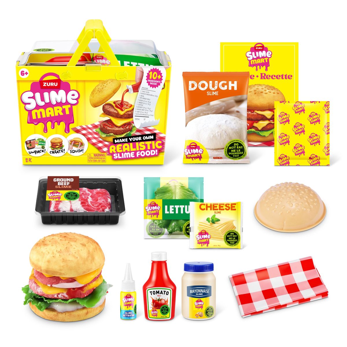 SLIME - Set De Juego Hamburguesa Slime  