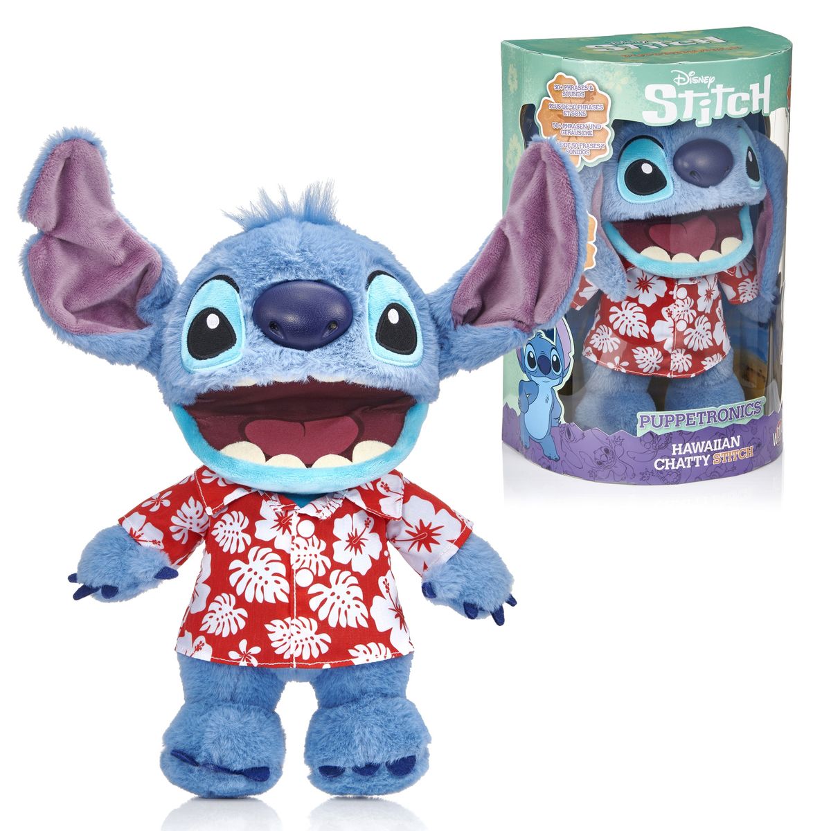 DISNEY - Peluche Interactivo Traje Hawaiano Stitch  
