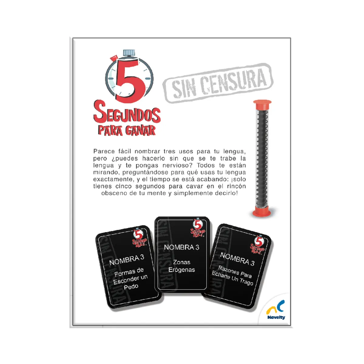NS NOVELTIES - Juego De Mesa 5 Segundos Para Ganar Ns Novelties