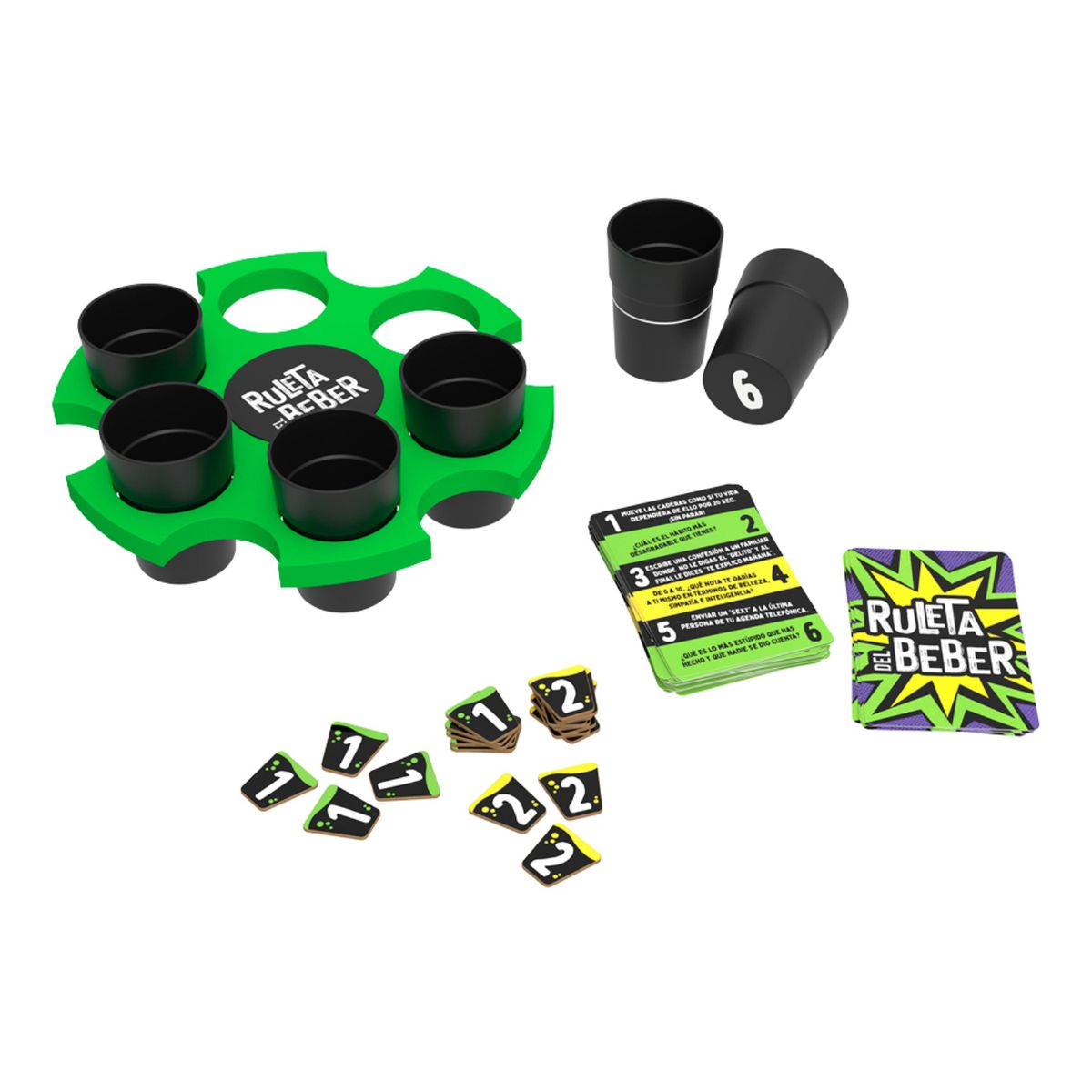 NS NOVELTIES - JUEGO DE MESA RULETA DE BEBER GAMES