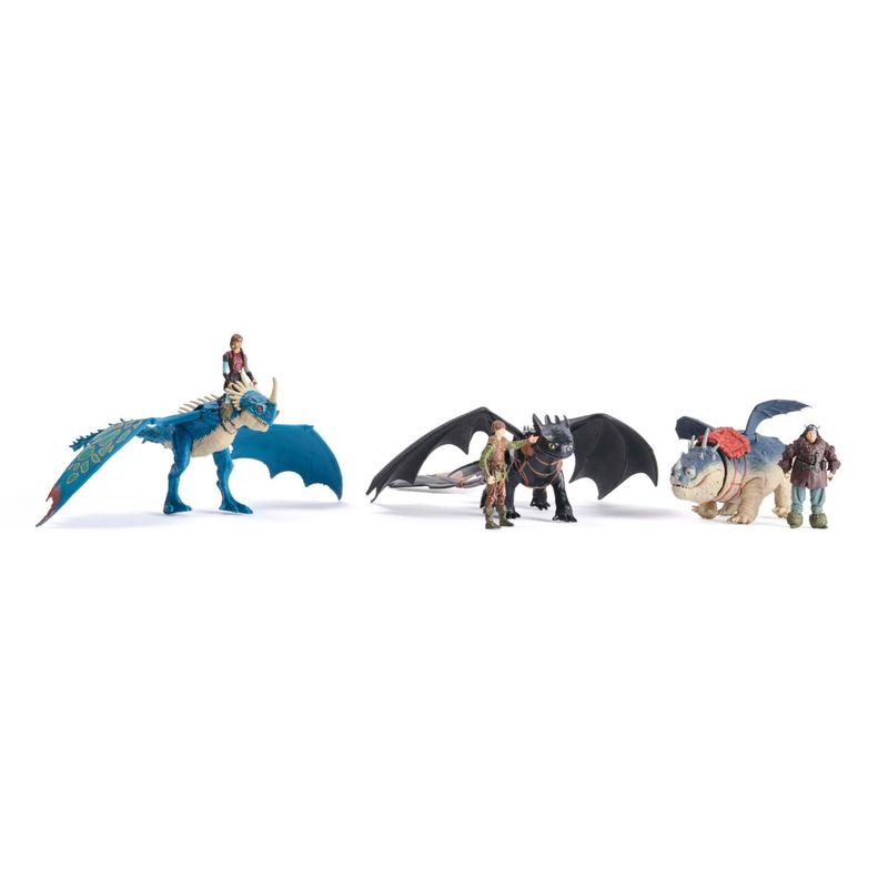 Dreamworks - Set De Figura Dragones Y Vikingo Cómo Entrenar A Tu Dragón