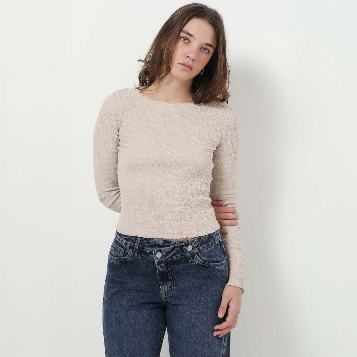 DENIMLAB - Polo Casual Mujer Denimlab