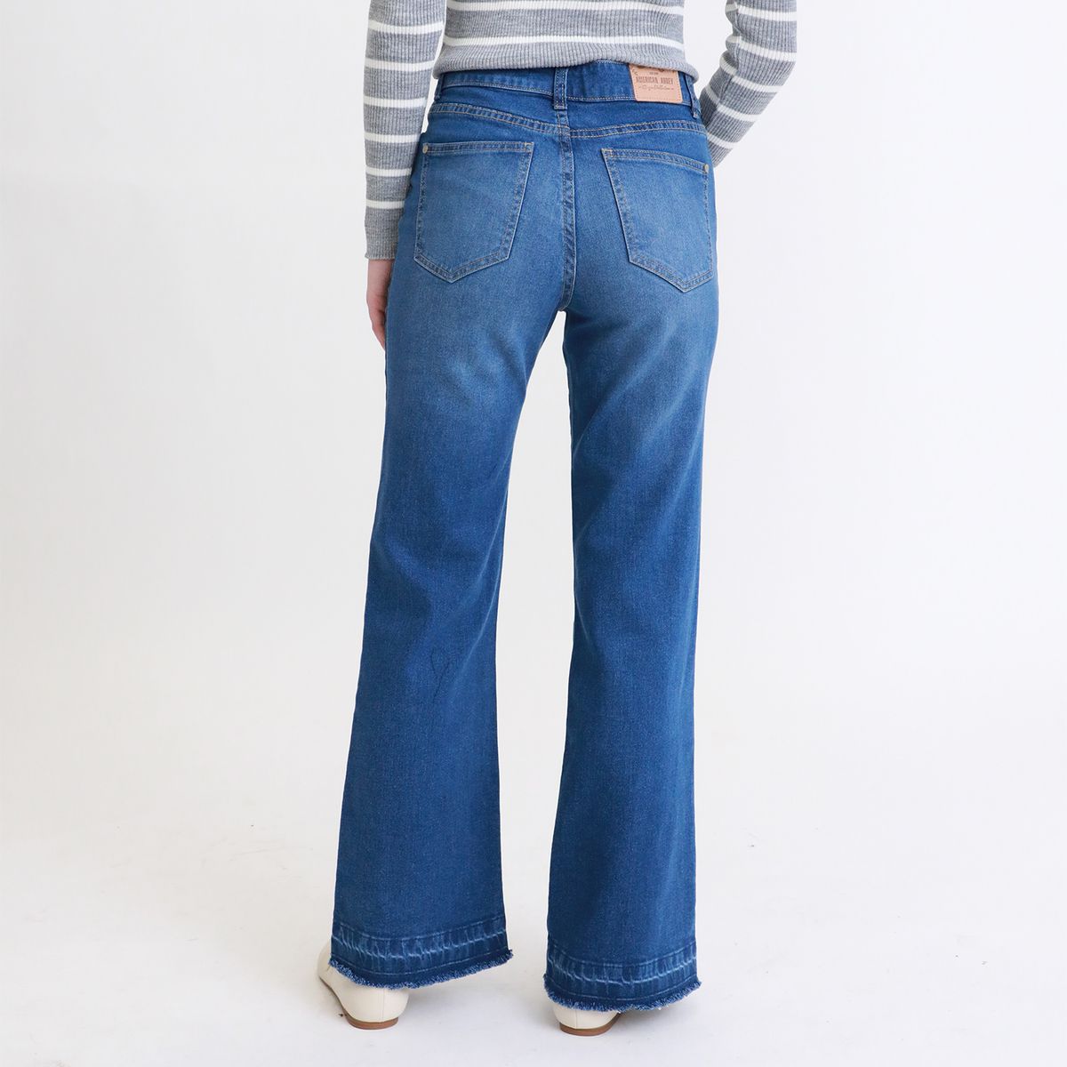 AMERICAN ABBEY - Pantalon Flare Color