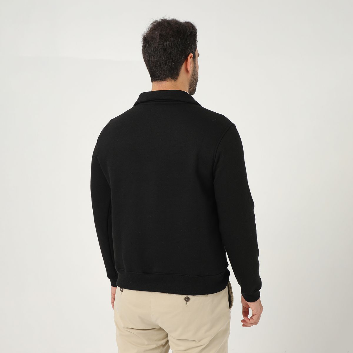 BASEMENT - Poleron Con Cierre Hombre