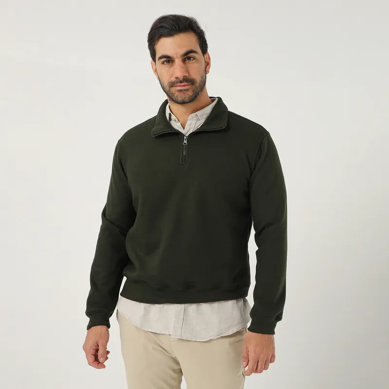 BASEMENT - Poleron Con Cierre Hombre