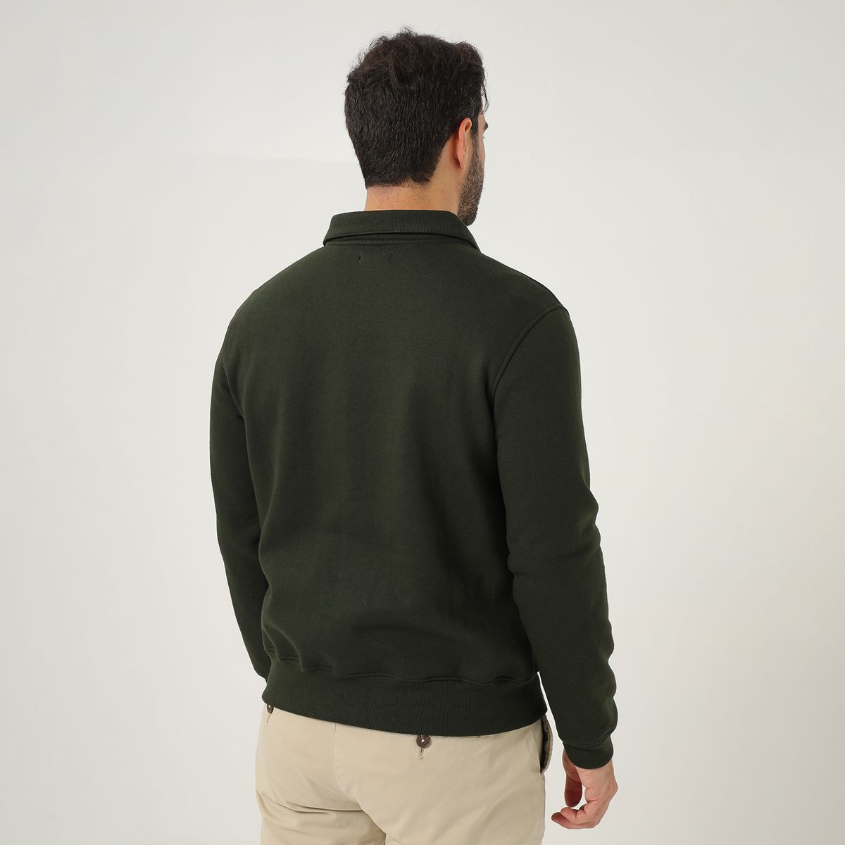 BASEMENT - Poleron Con Cierre Hombre