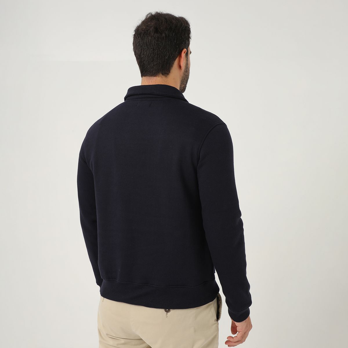 BASEMENT - Poleron Con Cierre Hombre