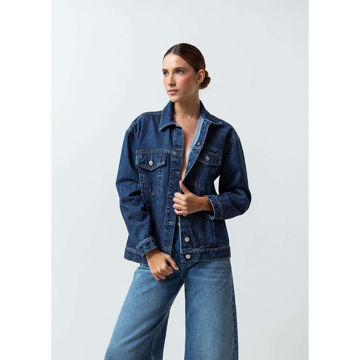 NAF NAF - Casaca 100% Algodón Casual Mujer Naf Naf