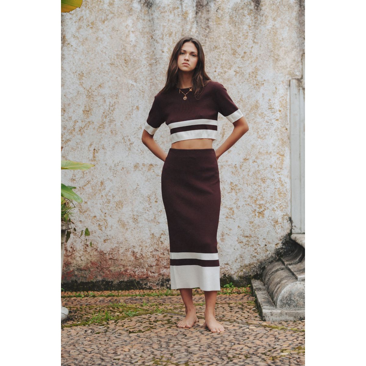 NAF NAF - Falda Casual Mujer Naf Naf