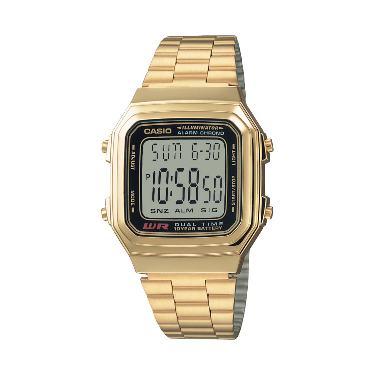 CASIO - Reloj Casio Unisex A178WGA1ADF + Estuche
