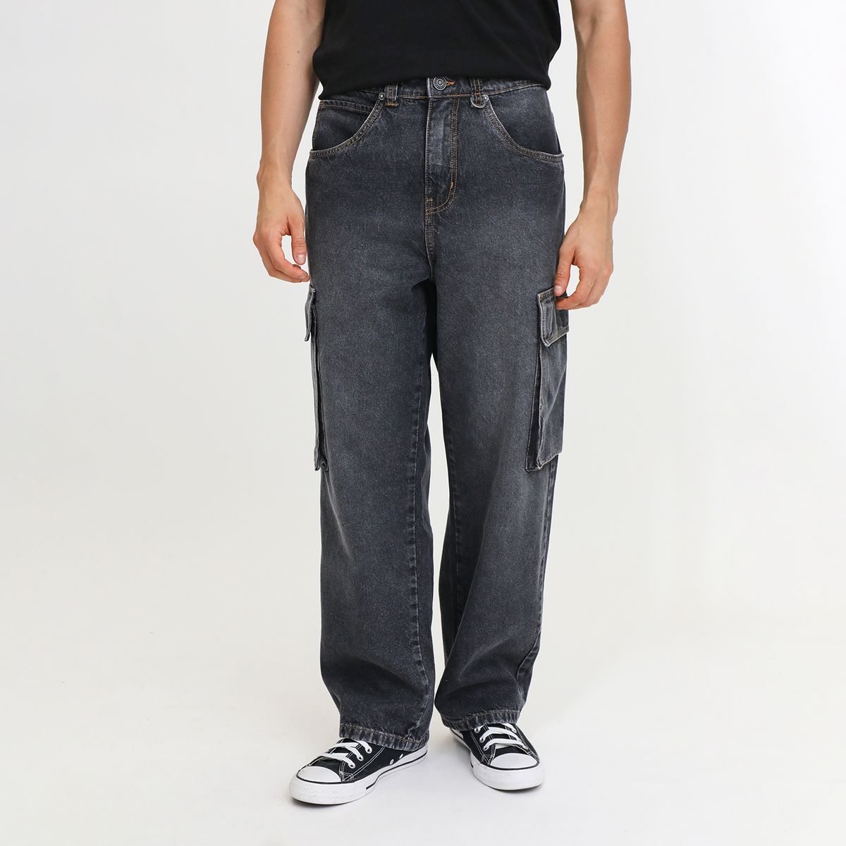 DENIMLAB - Jean Cargo Stitch Casual Hombre Denimlab