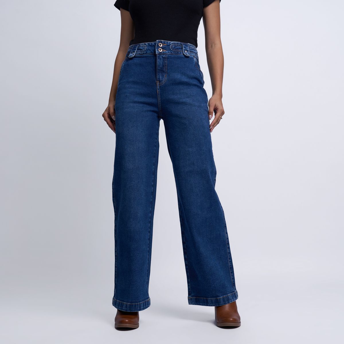 TAYSSIR - Jean Wide Leg Mujer Tayssir