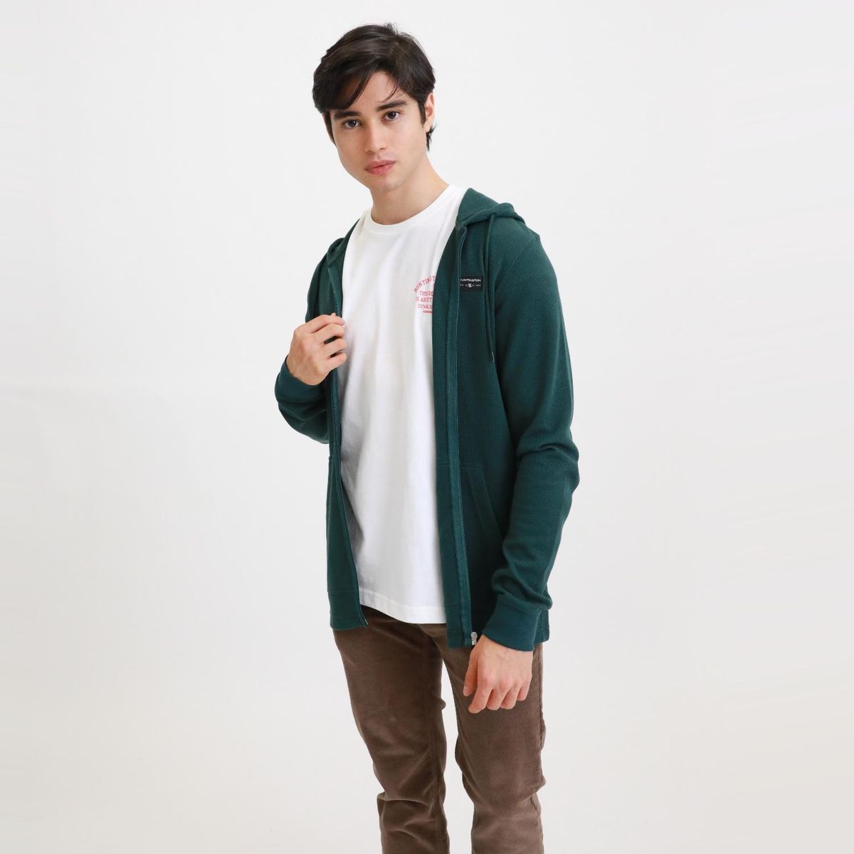 HUNTINGTON - Polo Manga Larga Casual Hombre Huntington