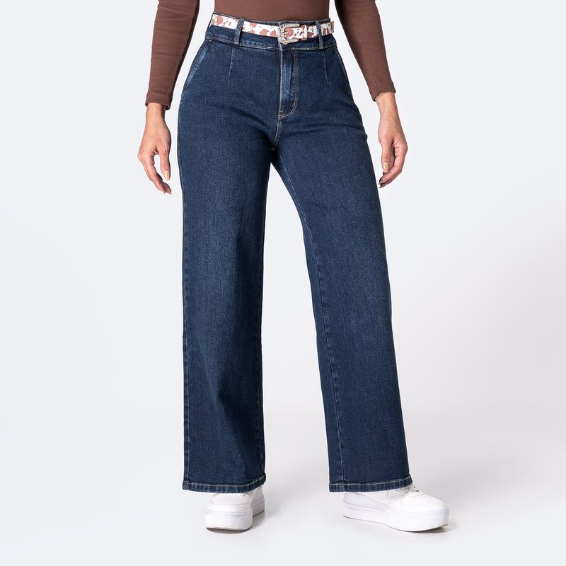 PIONIER - Jean Wide Leg Mujer Pionier