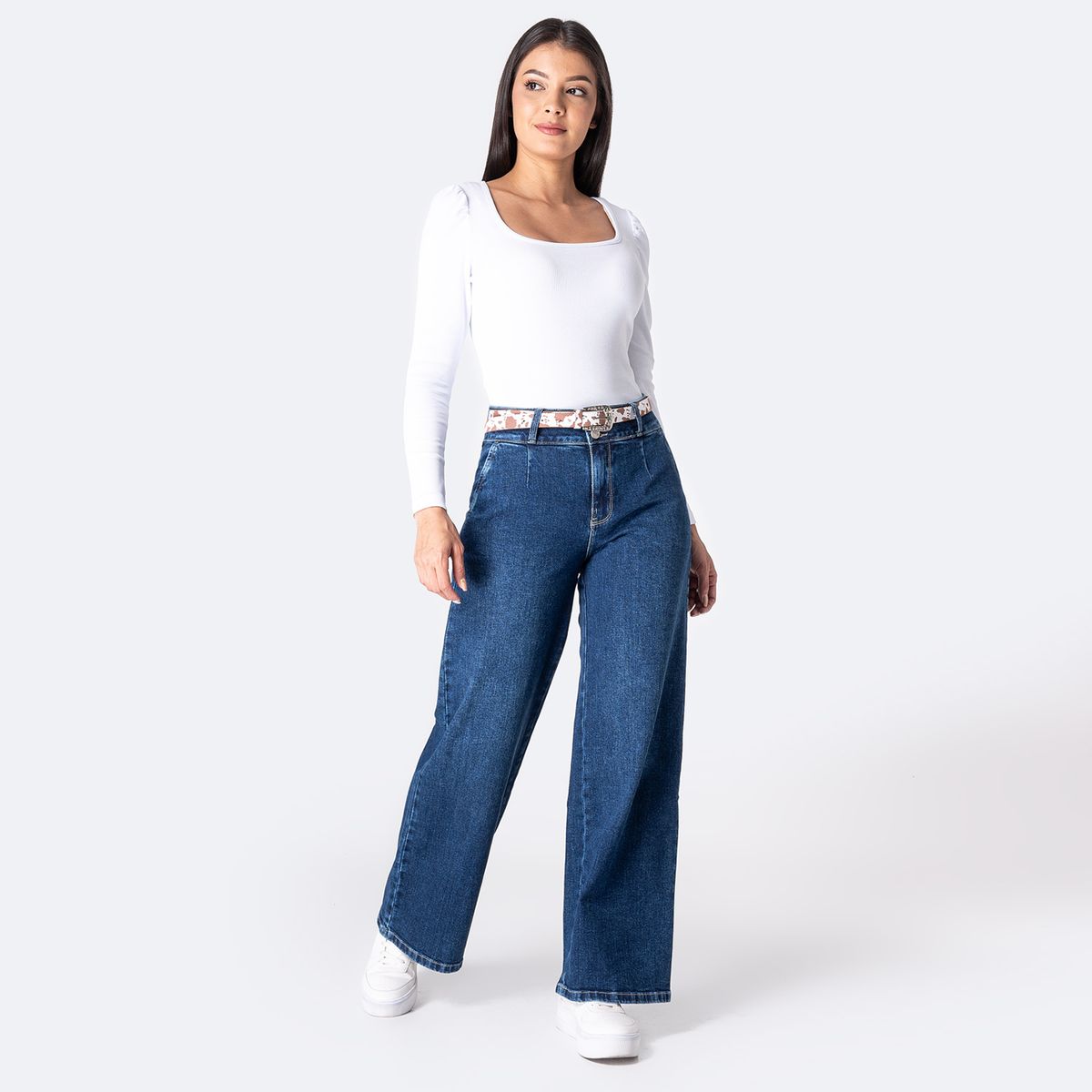 PIONIER - Jean Wide Leg Mujer Pionier.