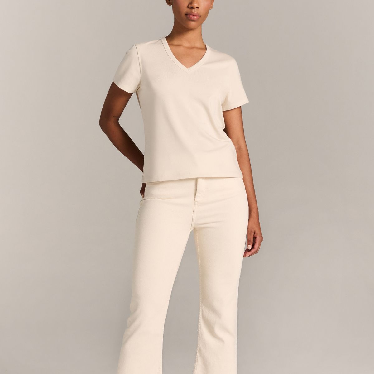 UNBRANDED COMPANY - Polo Clásico V-neck Mujer Unbranded