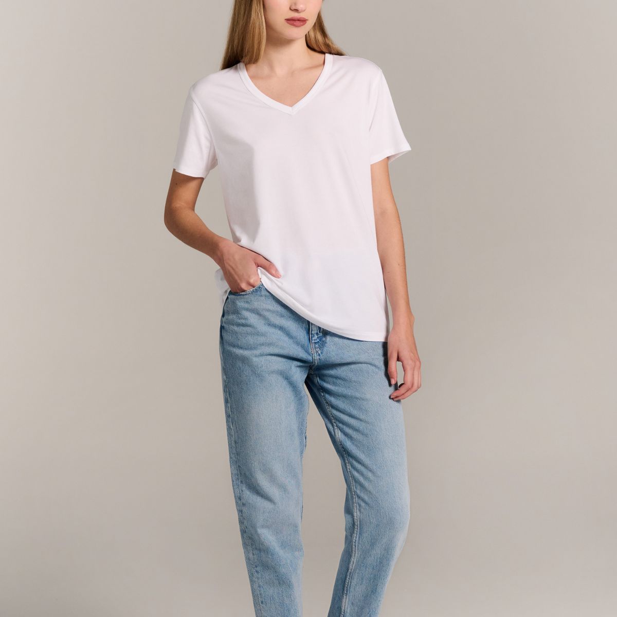 UNBRANDED COMPANY - Polo Casual V-neck Mujer Unbranded