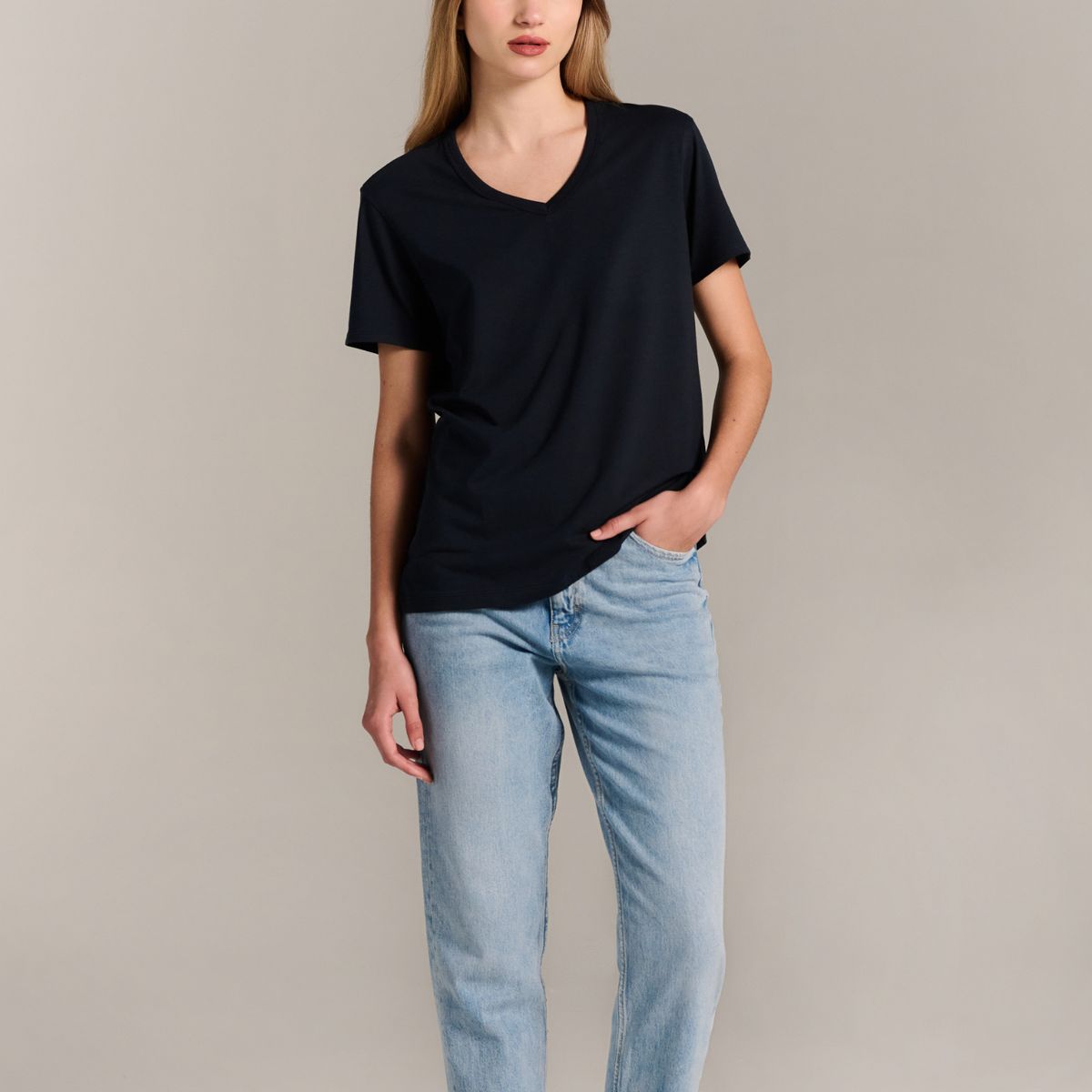 UNBRANDED COMPANY - Polo Casual V-neck Mujer Unbranded