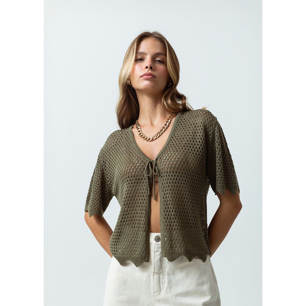 NAF NAF - Cardigan Casual Mujer Naf Naf