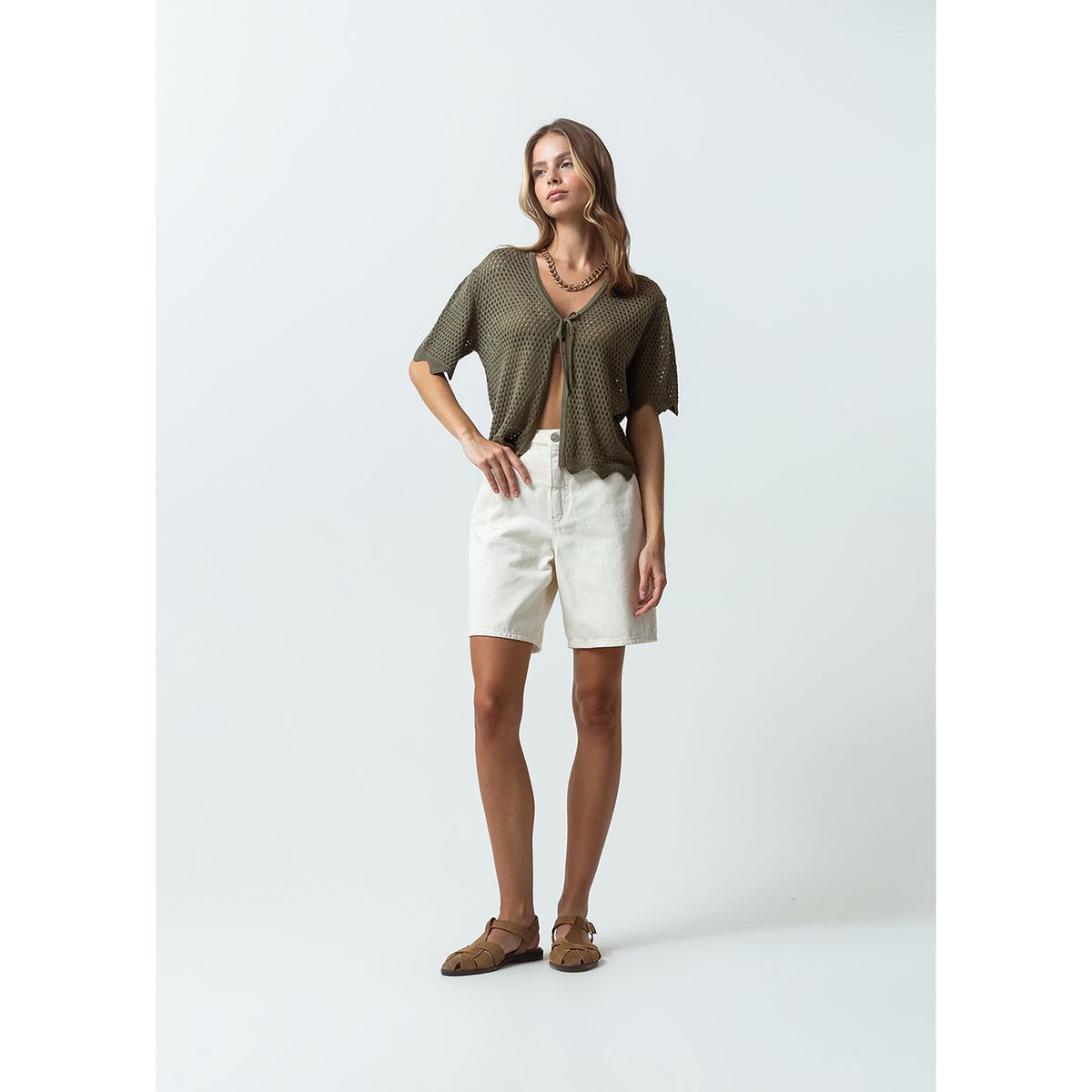 NAF NAF - Cardigan Casual Mujer Naf Naf