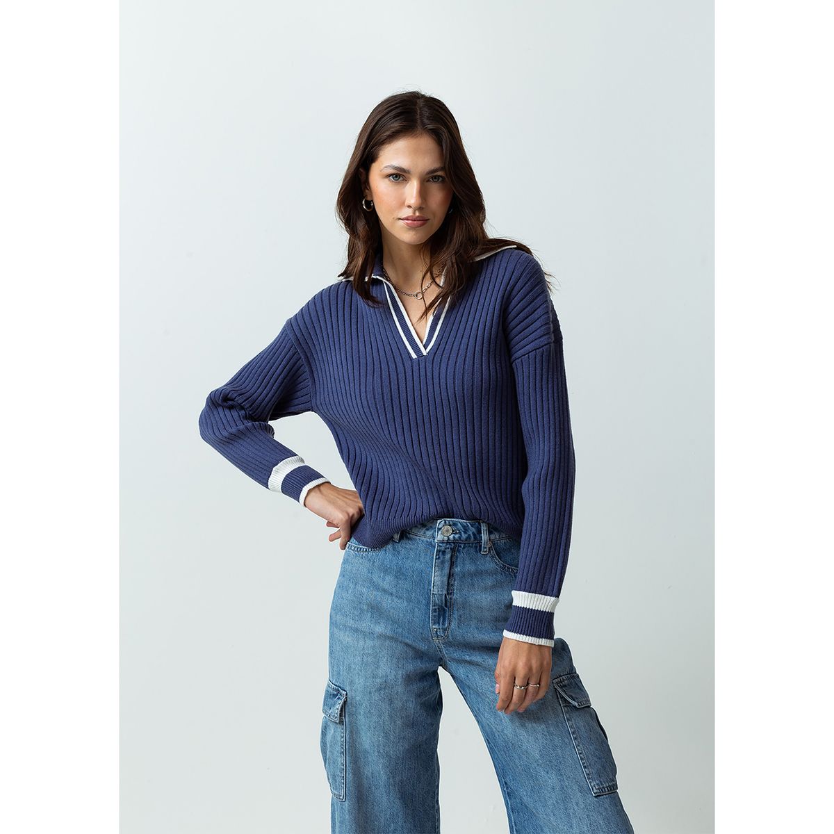 NAF NAF - Chompa Casual Mujer Naf Naf