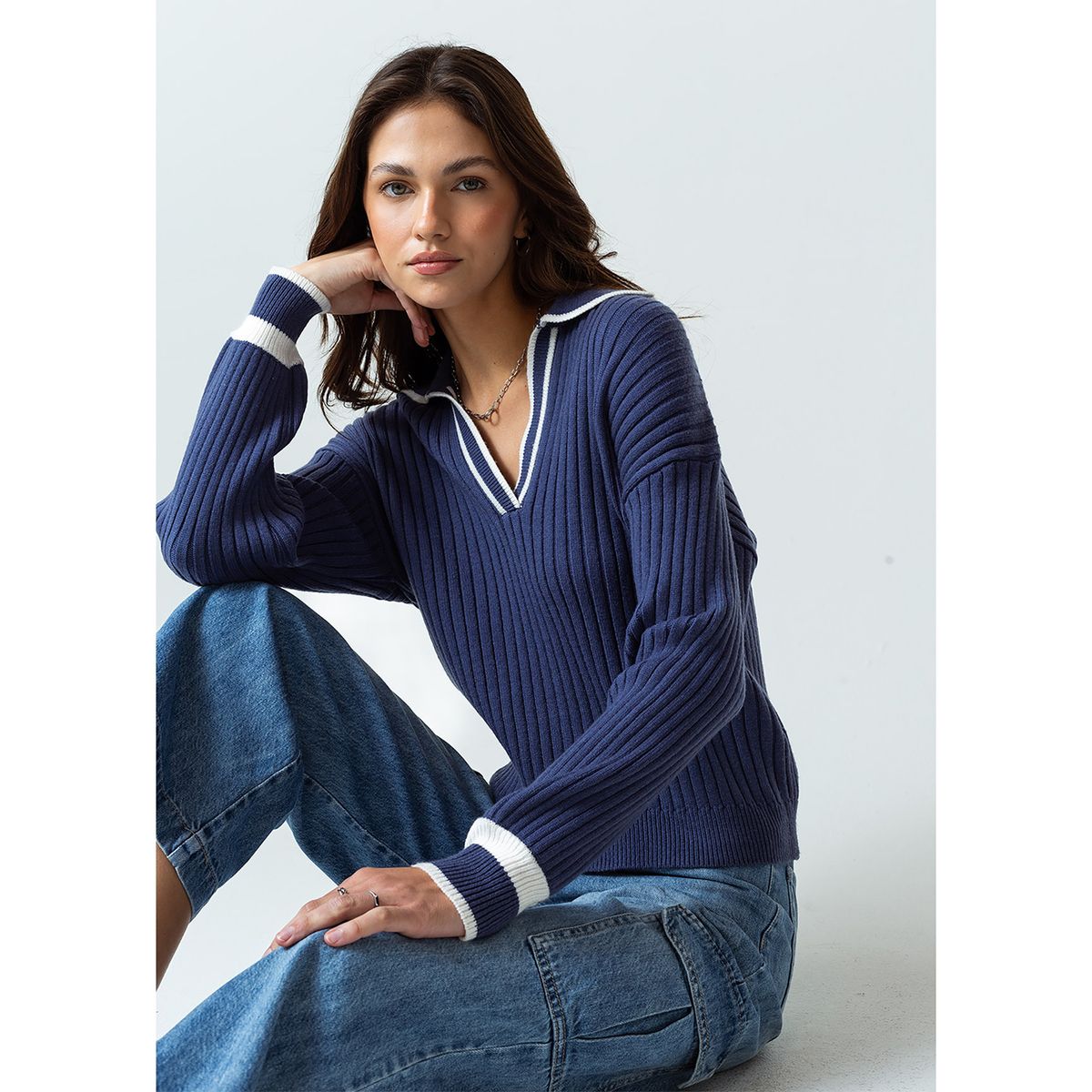 NAF NAF - Chompa Casual Mujer Naf Naf