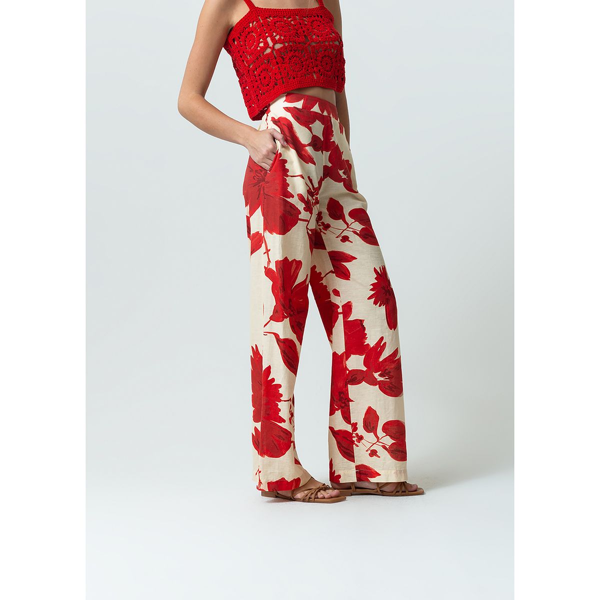 NAF NAF - Pantalón Casual Mujer Naf Naf