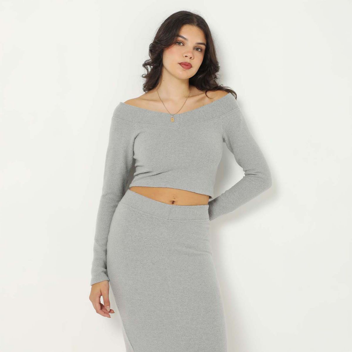 SYBILLA - Chompa Manga Larga Mujer Sybilla