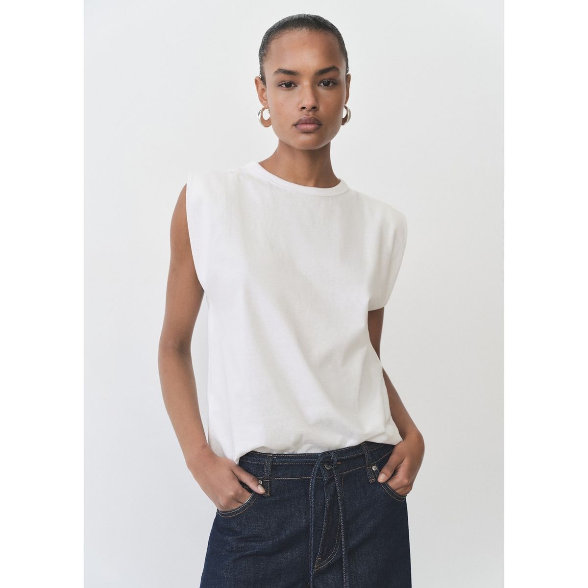 MANGO - Polo 100% Algodón Mujer Mango