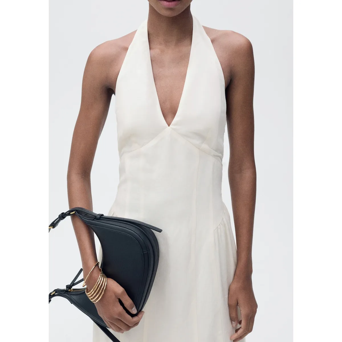 MANGO - Vestido Largo Casual Mujer Mango