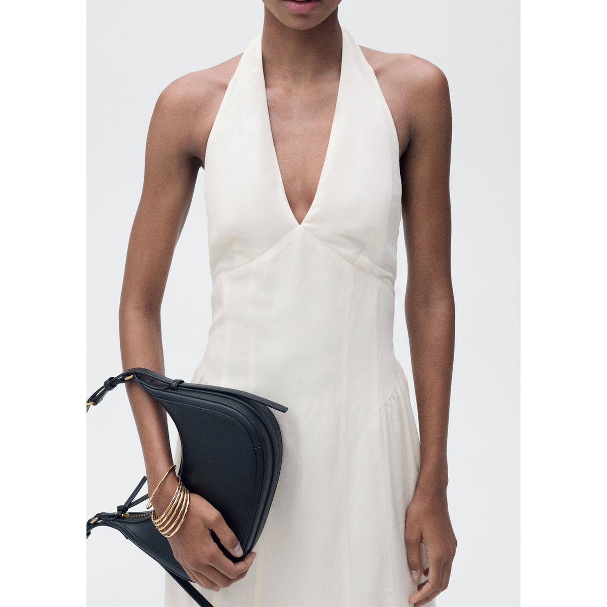 MANGO - Vestido Largo Casual Mujer Mango