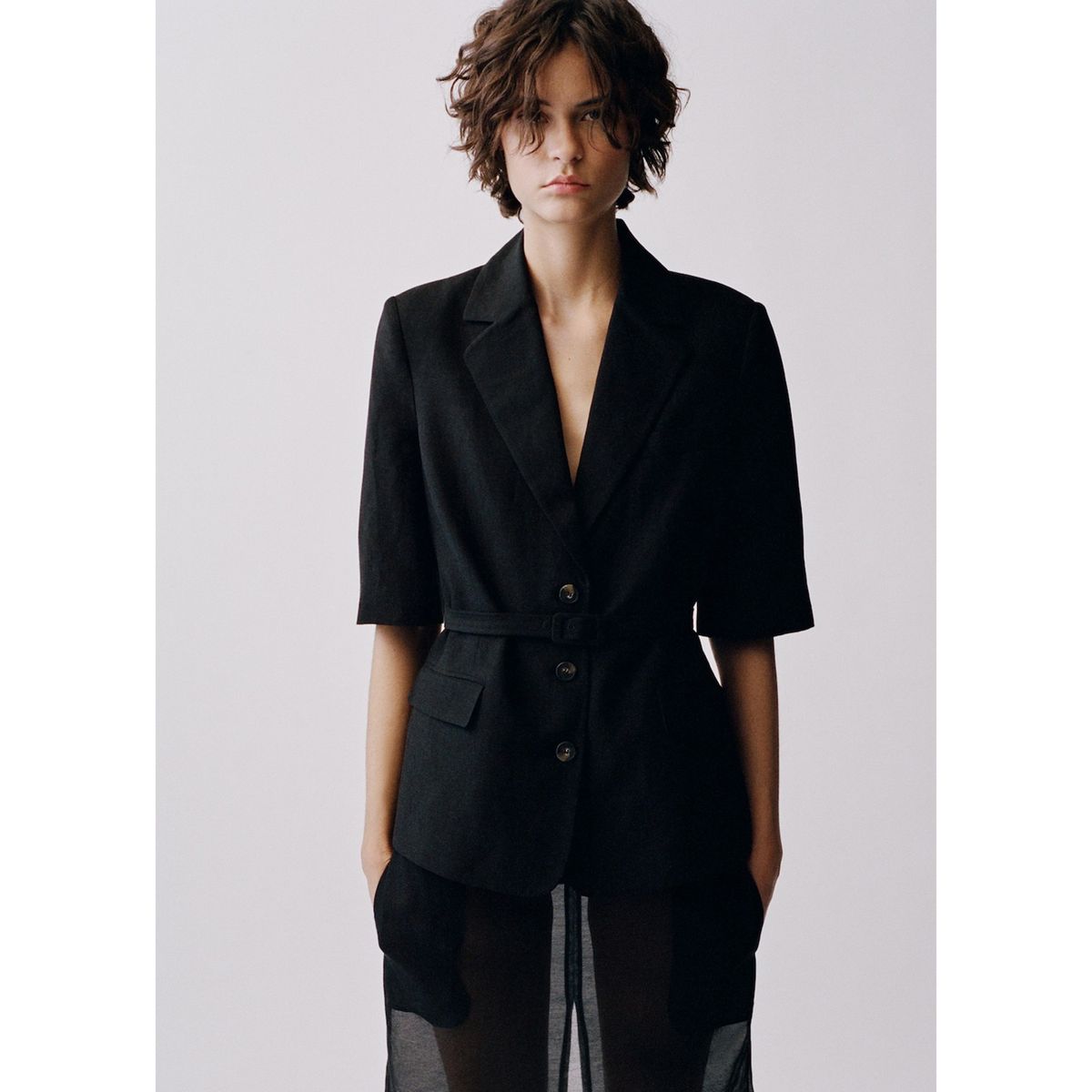 MANGO - Blazer Casual Mujer Mango