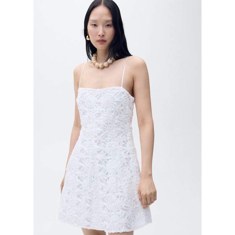 MANGO - Vestido Corto Casual Mujer Mango