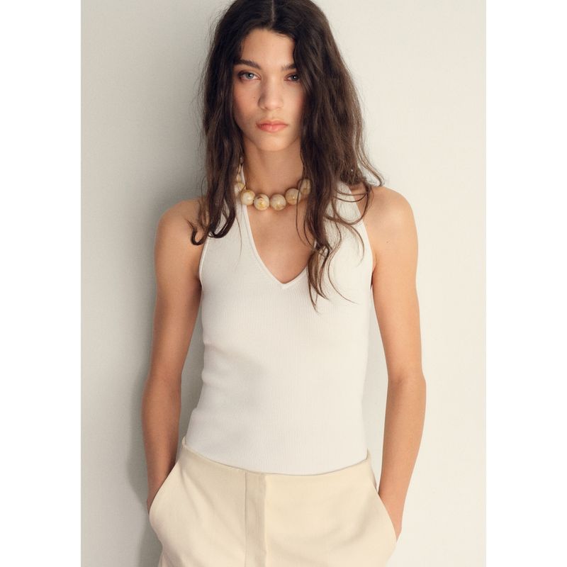 MANGO - Top Casual Mujer Mango