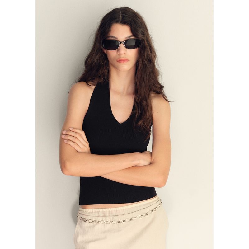 MANGO - Top Casual Mujer Mango