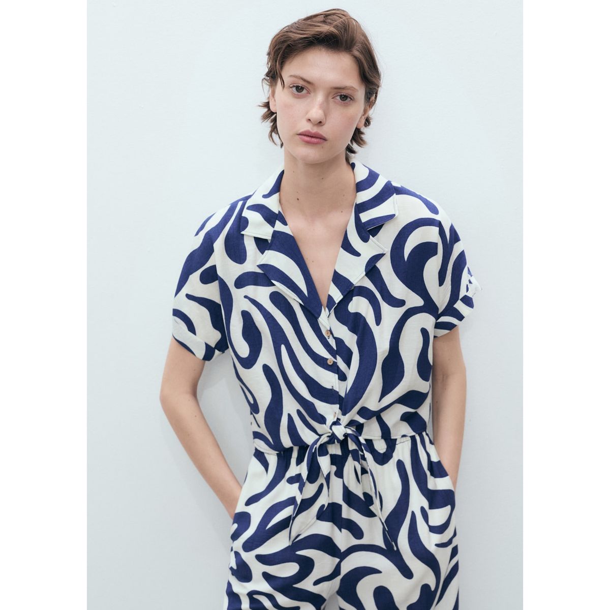 MANGO - Blusa Casual Mujer Mango