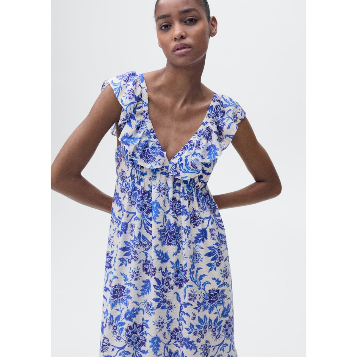 MANGO - Vestido Largo Casual Mujer Mango