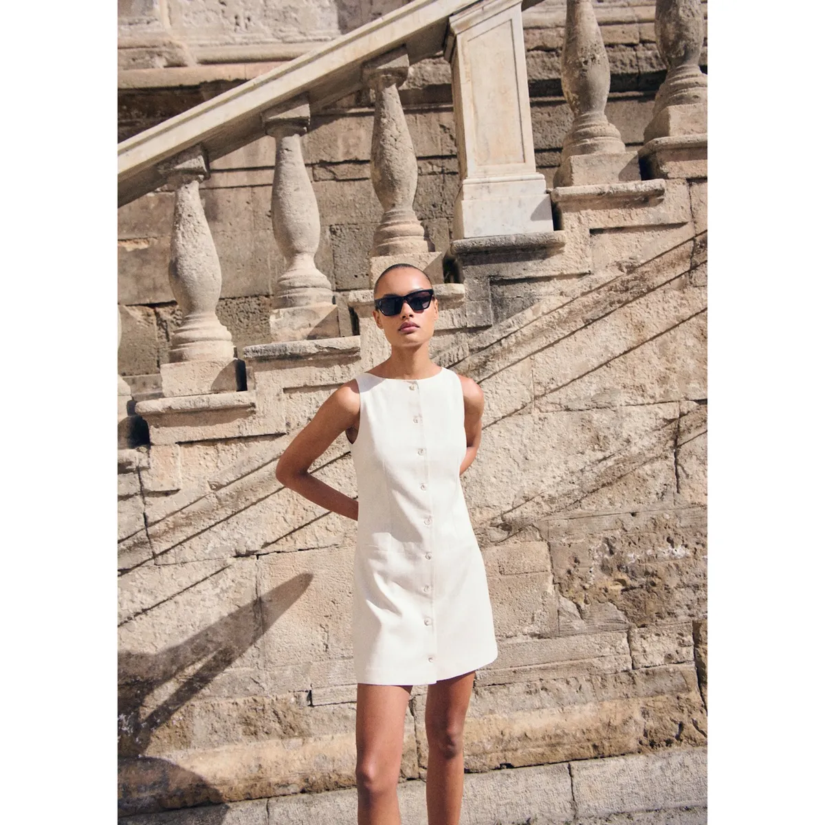 MANGO - Vestido Corto Casual Mujer Mango