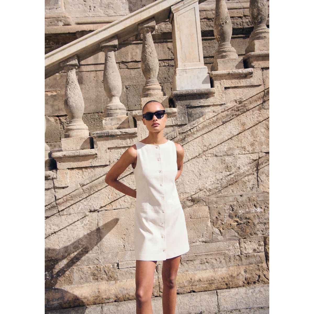 MANGO - Vestido Corto Casual Mujer Mango