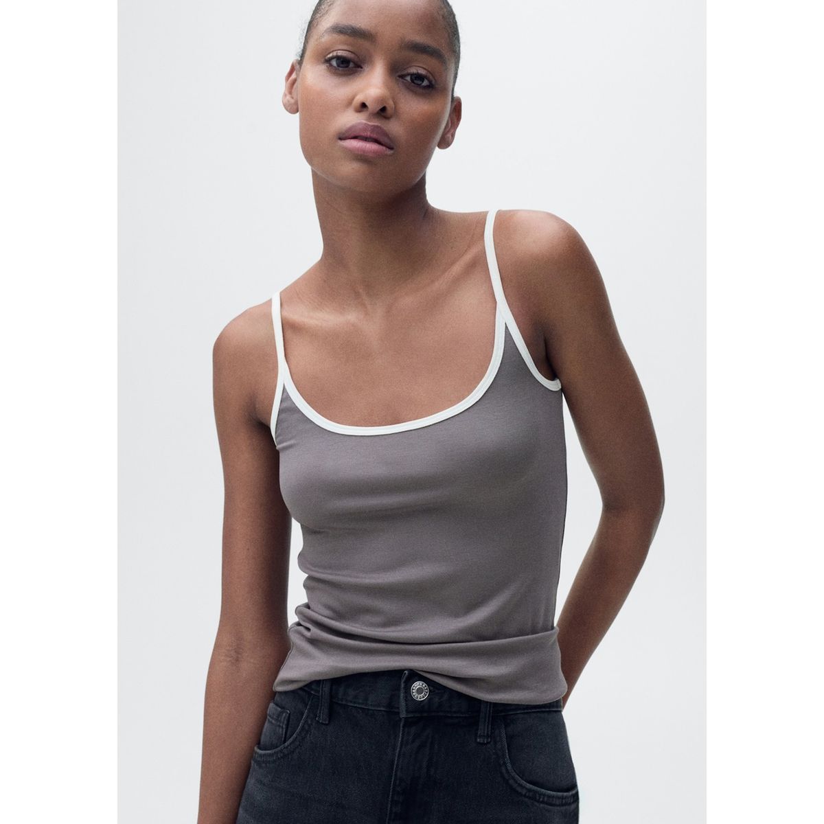 MANGO - Top Casual Mujer Mango