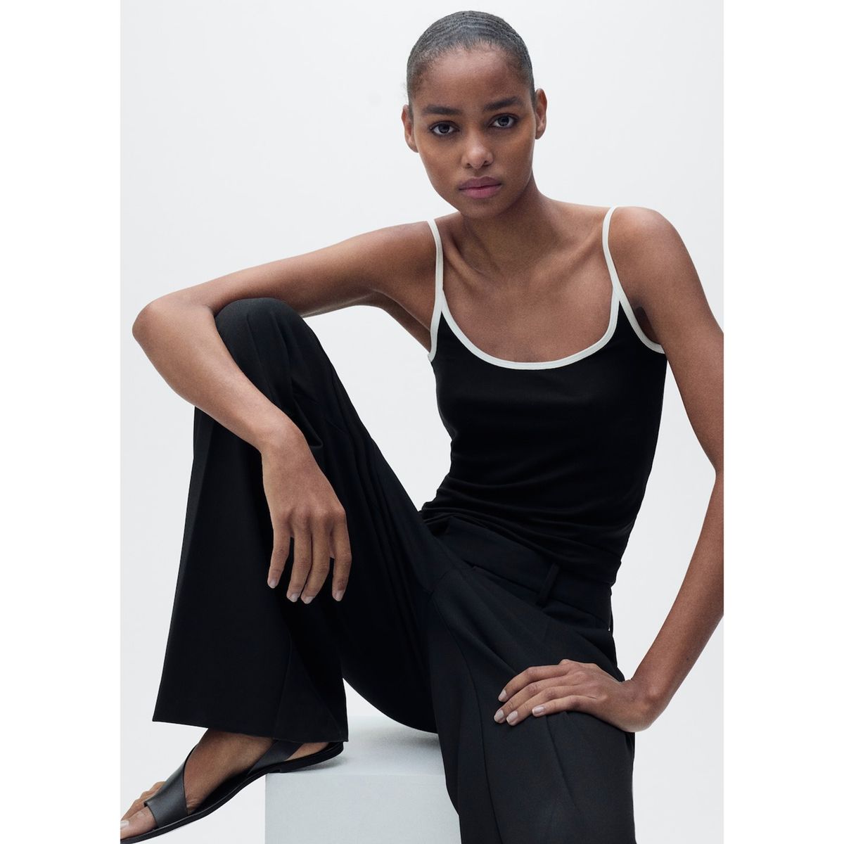 MANGO - Top Casual Mujer Mango