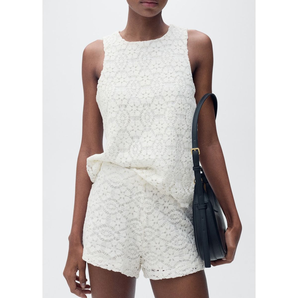 MANGO - Short 100% Algodón Mujer Mango