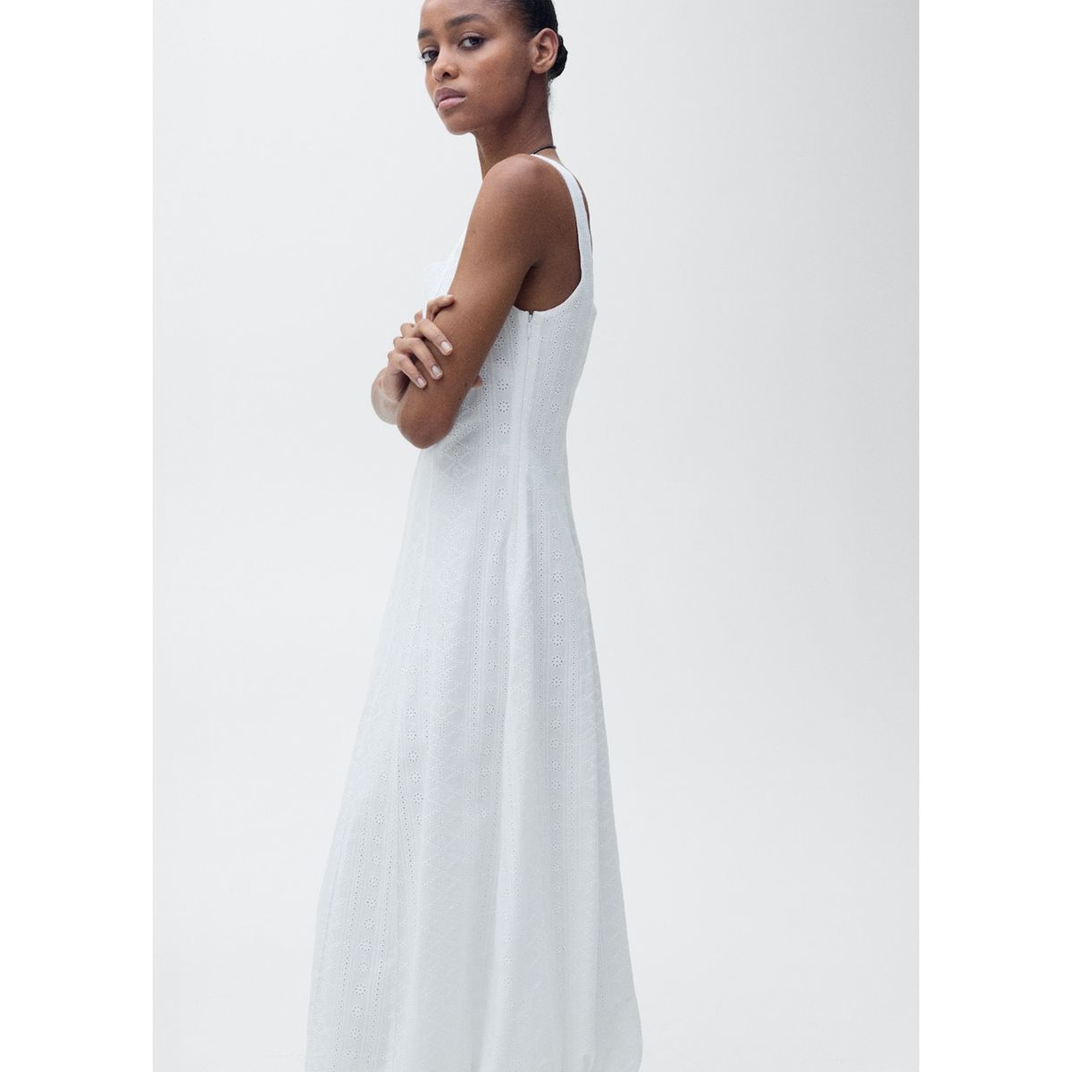 MANGO - Vestido Largo Casual Mujer Mango