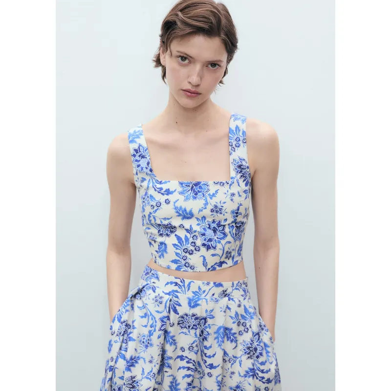 MANGO - Top Casual Mujer Mango