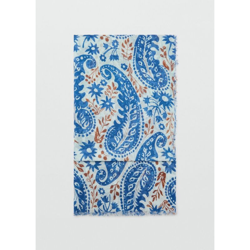 MANGO - Fular Paisley Mujer Mango