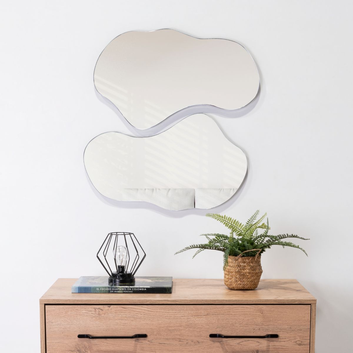 TUHOME - Set 2 Espejos Nova Diseño Irregular