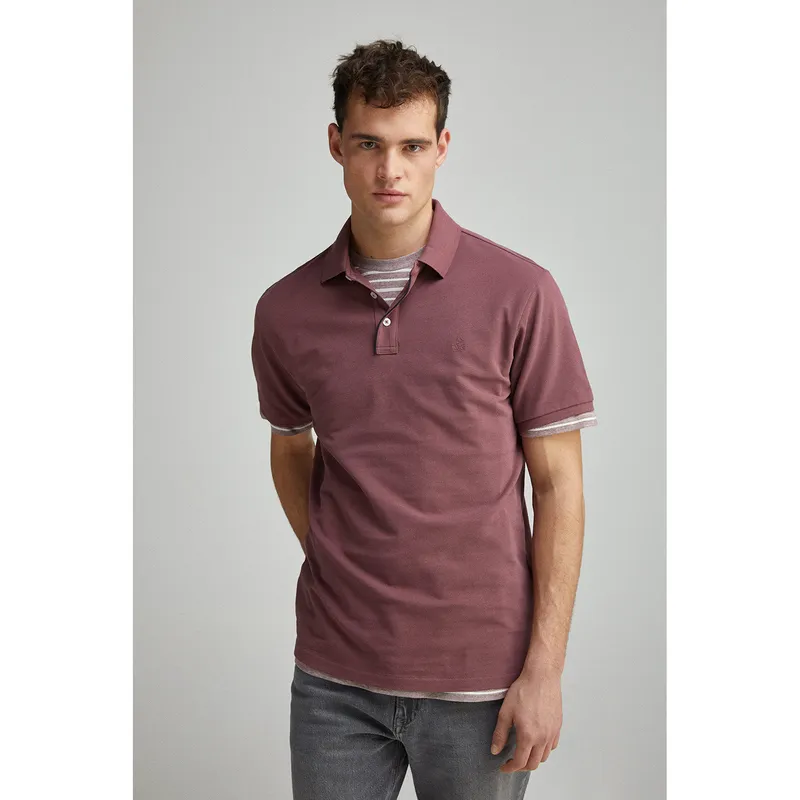 SPRINGFIELD - Polo Manga Corta 100% Algodón Hombre Springfield
