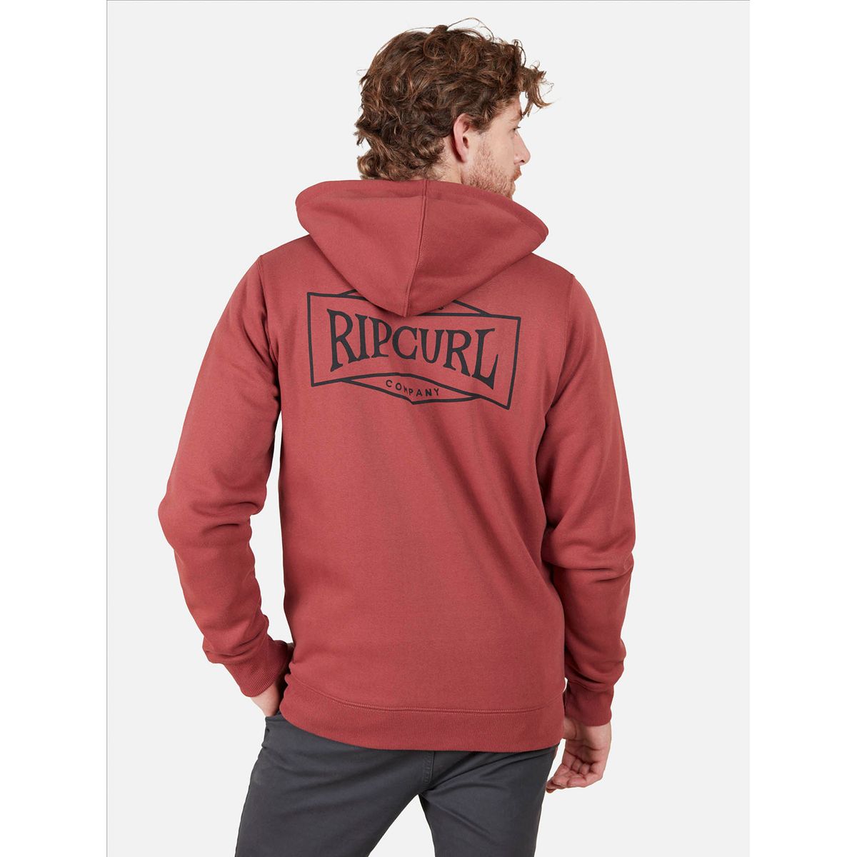 RIP CURL - Polera Fullzipper Algodón Hombre Rip Curl